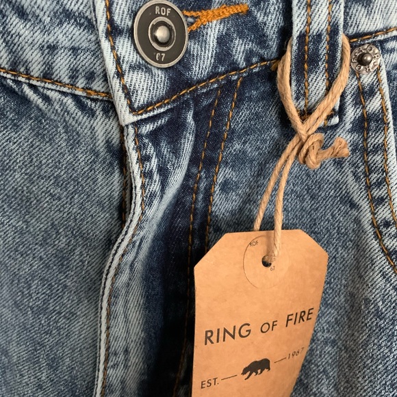 Men’s Ring of Fire relaxed Droopy drop crotch light wash size 30x30 NWT - Picture 12 of 15